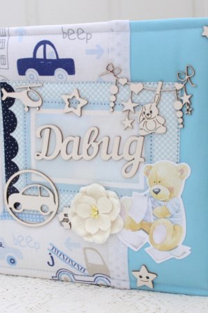 Робота Скрапбукінг альбом для малюка , подарунок новонародженому 