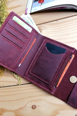 Работа Женский кошелек ручной работы.