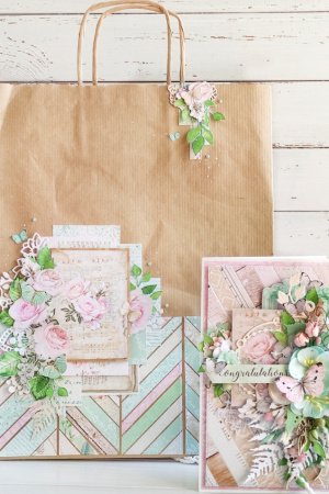 Работа Подарочный набор м "ятно-розовый