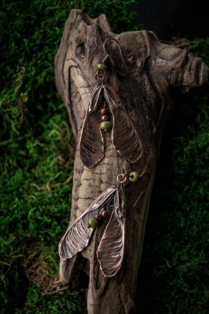 Работа Серьги "Крылатки"