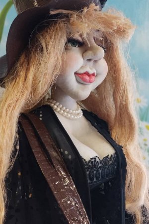 Работа Авторская интерьерная кукла Арлет