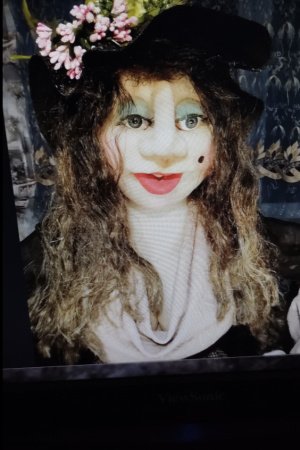 Работа Авторская интерьерная кукла Ведьмочка на хеллоуине