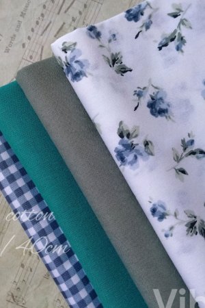 Работа Набор хлопчатобумажной ткани для рукоделия.