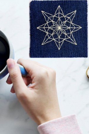 Робота Джинсовий підставка під гаряче