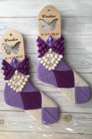 Робота Шкарпетки Ніжки Ельфа бузок