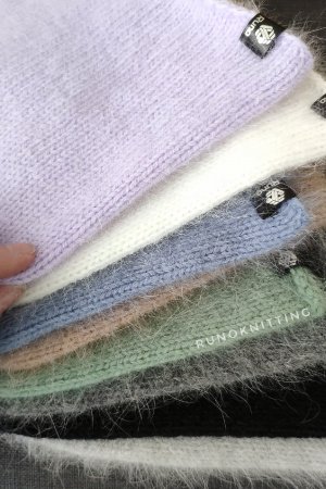 Робота Шапка біні з пуху норки 