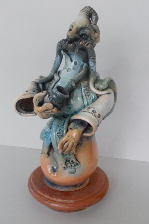 Робота Статуетка Запорізький козак з гончарної глини