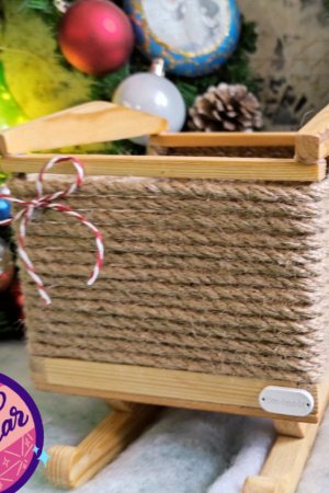 Работа новогодние сани