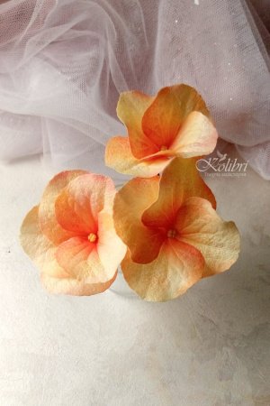 Робота Шпильки для волосся з квітами ручної роботи