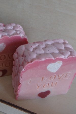Работа Натуральное мыло с нуля "I Love You»