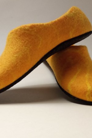 Робота Капці тапочки за натуральної вовни валяні вручну