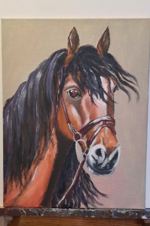 Работа Лошадка картина