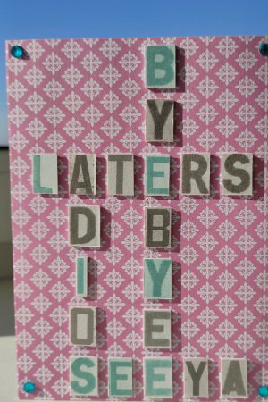 Работа Открытка-кроссворд