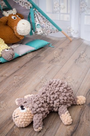 Робота М'яка іграшка Овечка Коричнева