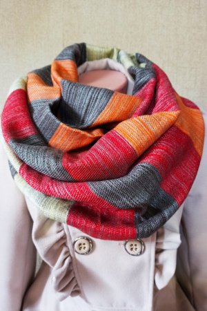 Робота Шарф широкий тканий