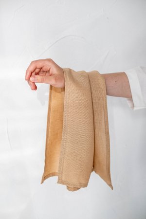 Робота Рушник з льону бежевий