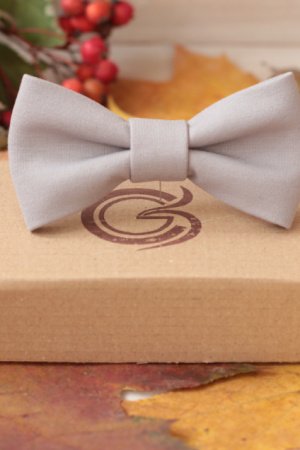 Робота Краватка-метелик сіра перлина