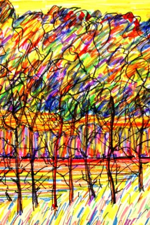 Работа Вечер на Днепре