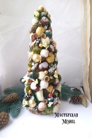 Работа Ёлка настольная