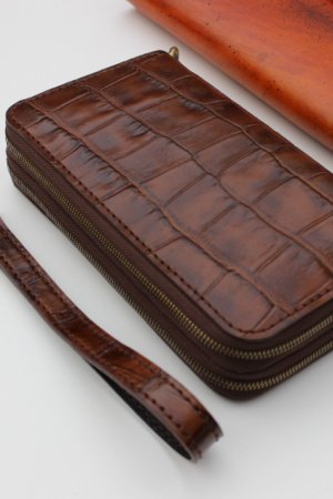 Работа Портмоне клатч на молнии . Кошелёк на молнии .