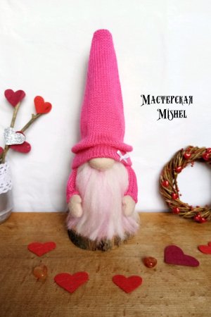 Робота Скандинавський гном рожевий