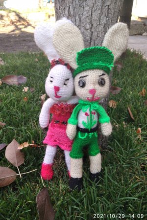 Работа Комплект Игрушек "Веселые зайчата"