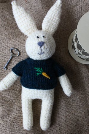 Работа Игрушка ручной работы кролик