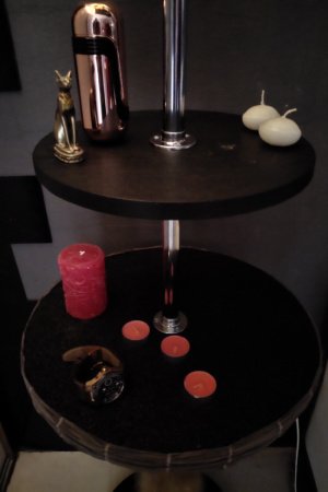 Работа Торшер, Подставка, светильник с полками