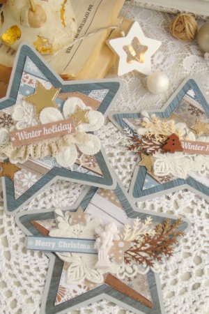 Робота Листівки у формі зірки до Нового року