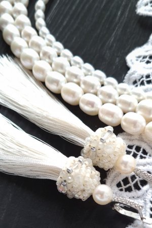 Робота Срібні сережки китиці святкові чи весільні