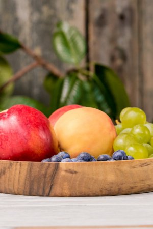 Робота Дерев'яна тарілка для подачі та приготування страв