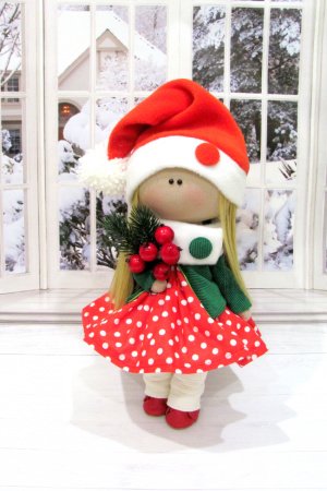 Работа Новогодняя кукла