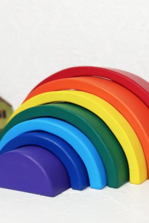 Работа Игрушка Радуга дерево подарок малышу