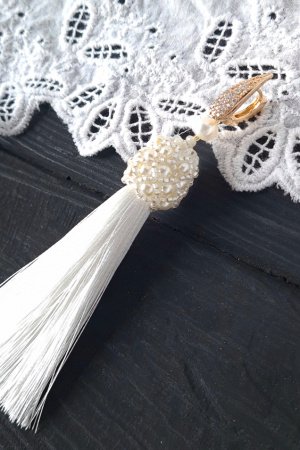 Робота Кулон-підвіска - моносережка з перлів Swarovski