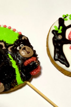 Робота Медово-імбірні 2d пряники на паличці