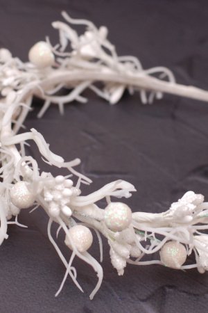 Робота Новорічний обруч обідок білосніжний хуртовина