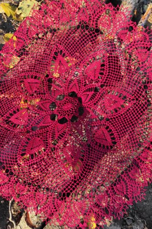 Робота Плетена гачком серветка