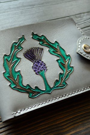 Робота Портмоне з шотландським чортополохом