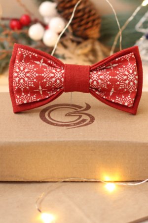 Робота Метелик новорічний "Іскристі сніжинки"(теракотовий)