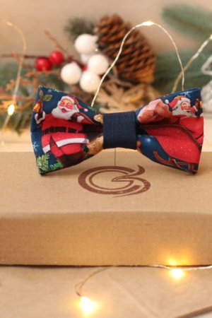 Работа Новогодняя бабочка "Санта Клаус Большой"