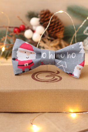 Работа Новогодняя бабочка "Санта Клаус Хо-Хо-Хо"