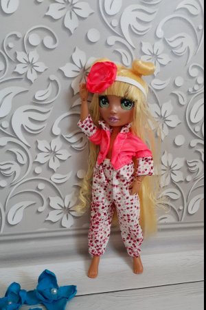 Работа Одежда для кукол RAINBOW. Весенний костюм .