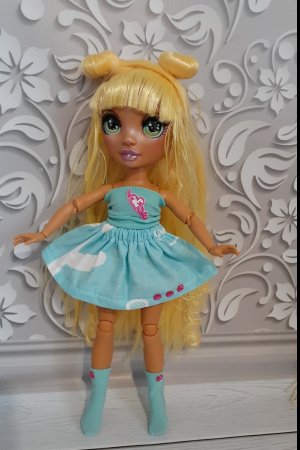 Работа Одежда для кукол RAINBOW. Летняя одежда ручной работы.  