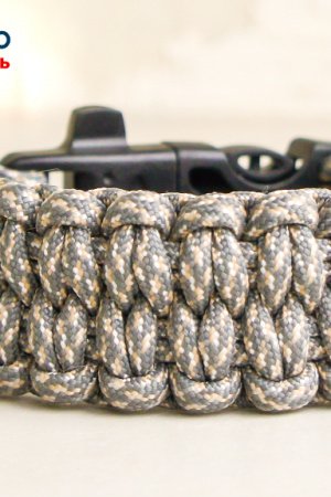 Работа Браслет выживания из паракорда Камуфляж