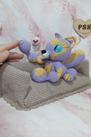 Робота Диван для ляльок, мініатюрна софа, м'які меблі для іграшок