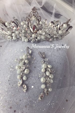 Работа Свадебная корона «Mademoiselle»