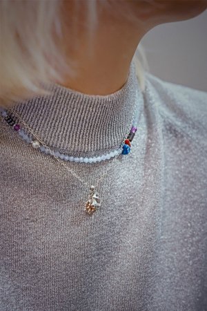 Робота Чокер Новорічний зі сніжинкою