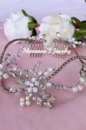 Робота Діадема (вінок,гілочка) «Crystal Dew»