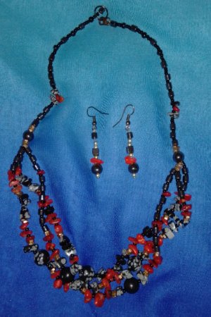 Работа Бусы "Стихия"