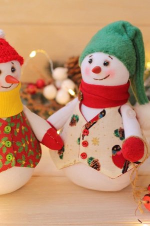 Работа Снеговички , новогодний сувенир